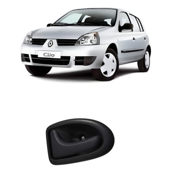 Maçaneta Interna Dianteira Renault Clio 06/12 (com Detalhes) Dianteira/traseira