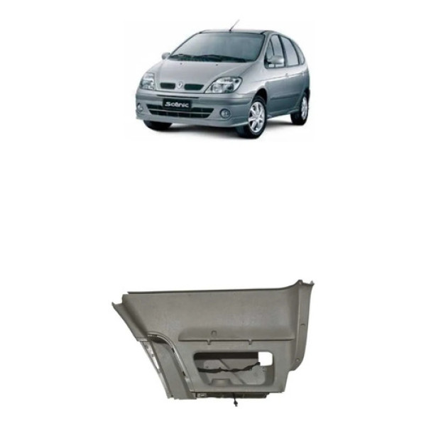 Forro Porta Malas Esquerdo Renault Scenic 2005/2006