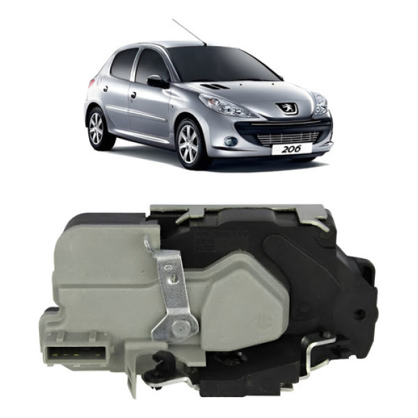 Fechadura Elétrica Dianteira Esquerda Peugeot 206 2006