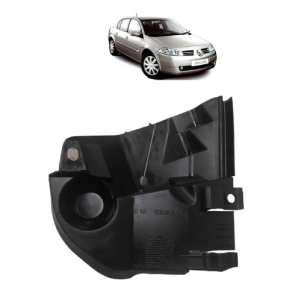 Moldura Porta  Renault Megane 2007 13 Traseiro Esquerd