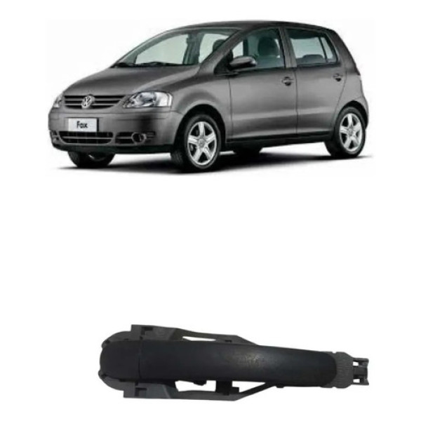 Maçaneta Traseira Esquerda Volkswagen Fox Crossfox 2006/2009