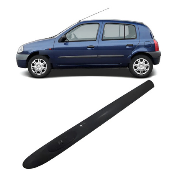 Acabamento Friso  Esquerdo Diant Renault Clio Usado Original Preto