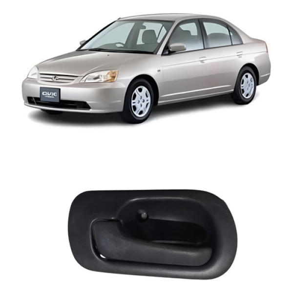 Maçaneta Interna Dianteira/traseira Esq Honda Civic 96/2000 Dianteira/traseira