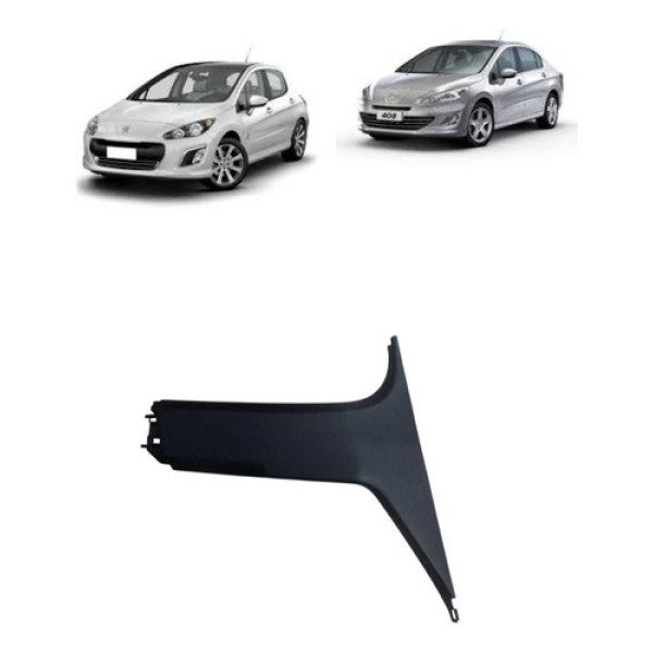 Acabamento Coluna Lateral Direita  Peugeot 308 408 2012 Preto