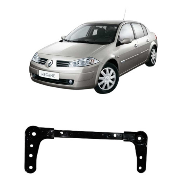 Travessa Inferior Radiador Renault Megane 2008 2013 Preto