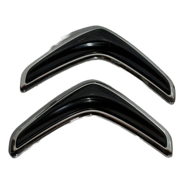 Emblema Simbolo Letreiro Tampa Traseira Original Citroen C4 Preto