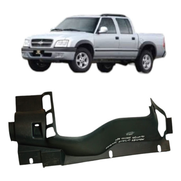 Acabamento Inferior Painel Gm S10 Pitbull Blazer 2001 A 2011 Cinza-escuro