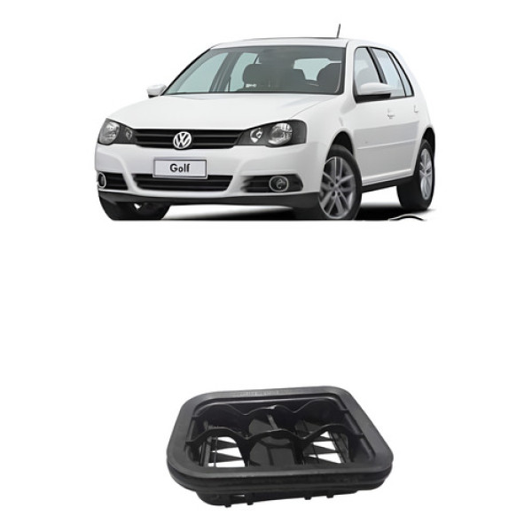 Difusor Alivio De Pressão Traseiro Volkswagen Golf 2000 (usa Preto