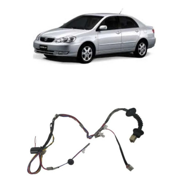Chicote Porta Traseiro Direito Toyota Corolla 2003/2008