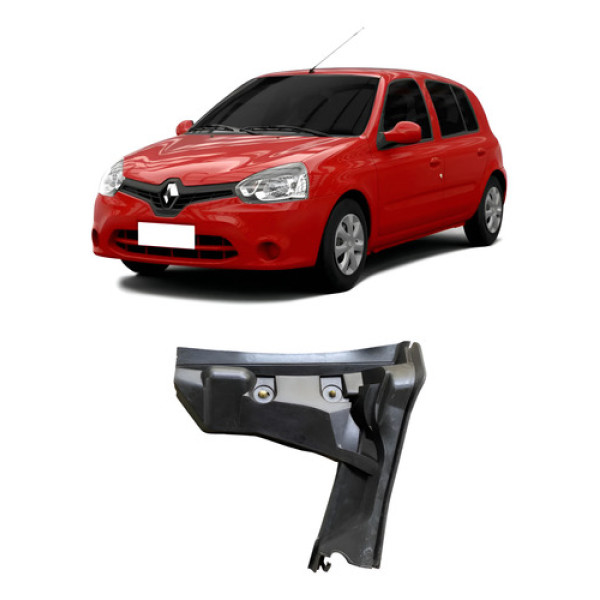 Moldura Suporte Churrasqueira Renault/clio 1.0 10/11 Preto