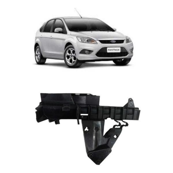 Guia Vidro Porta Dianteira Direita Focus Hatch 2008 A 2013 Preto