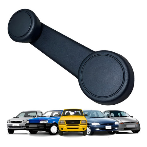 Manivela Regu Vidro Fiesta Escort Ka Ecosport Ranger Courier Preto