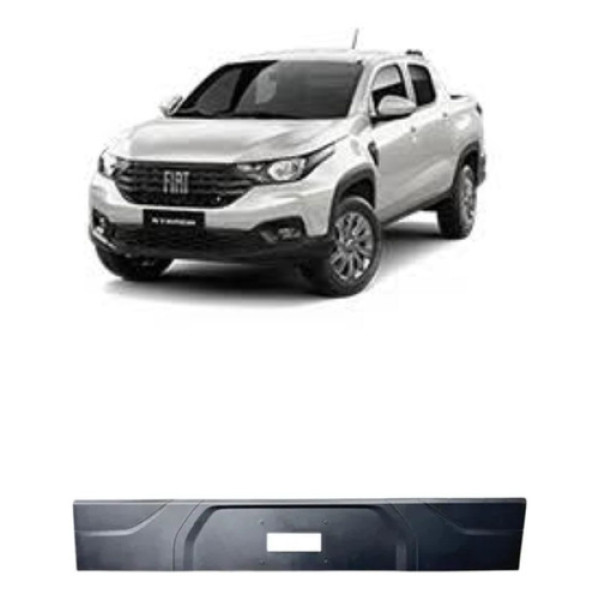 Suporte De Placa Traseiro Strada 2020-2023 Original100256695 Preto