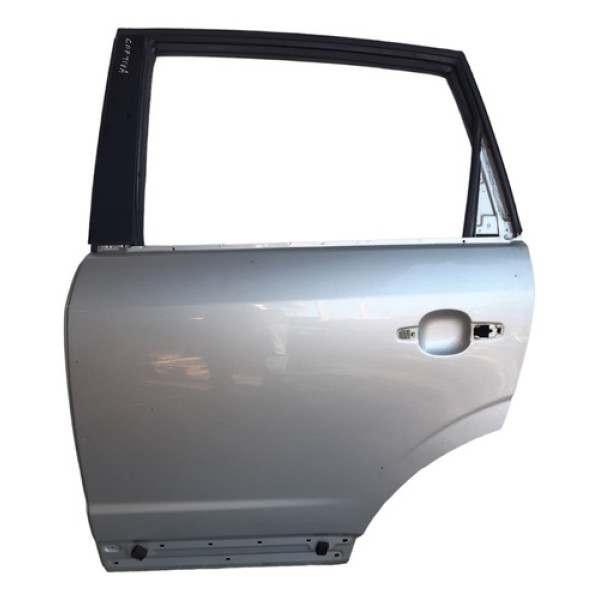 Porta Traseira Esquerda Chevrolet Captiva 2010 Usado Traseira Esquerdo Prata