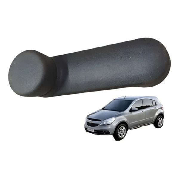 Manivela Vidro Dianteiro Gm Agile Corsa 2005 A 2011 Cinza-escuro