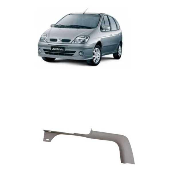 Soleira Porta Dianteira Direita Renault Scenic 2005/2011 Cinza