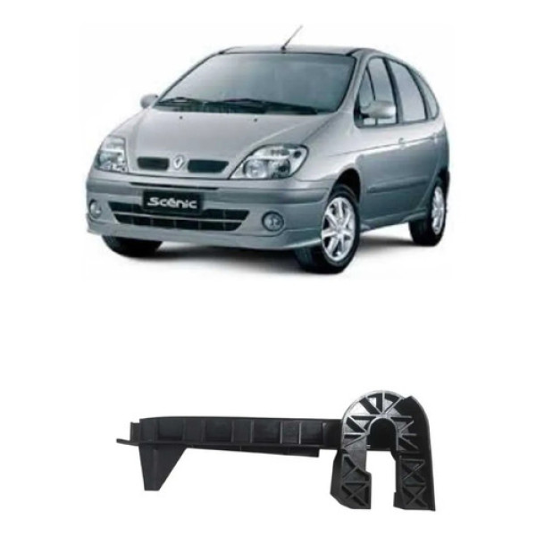 Guia Vidro Dianteiro Esquerdo Renault Scenic 2005 Prata