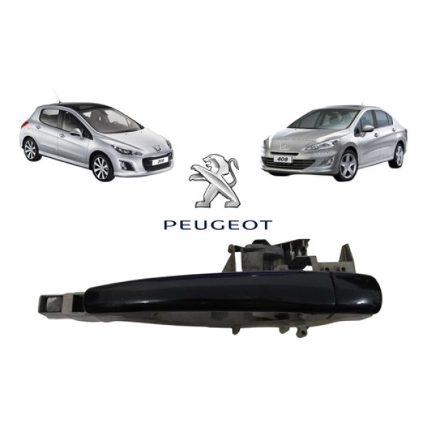 Maçaneta Traseira Esquerda  Peugeot 308 408 2011 Á 2014 Traseira