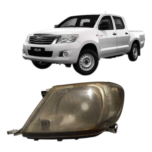 Farol Esquerdo Toyota Hilux Sw4 2009 A 2012 Esquerdo/motorista