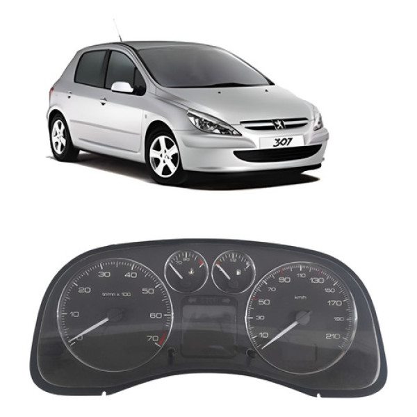 Painel Instrumentos Peugeot 307 2007 08 09 10 2011 Original Preto