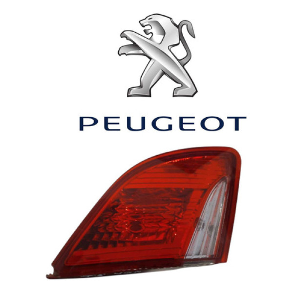 Lanterna Esquerda Da Tampa Peugeot 408 2011 Á 2014 Esquerdo/motorista Vermelha