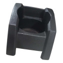 Moldura De Porta Copos Meriva 2003 2012 (usado) Preto