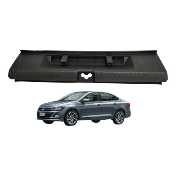 Soleira Tampa Traseira Volkswagen Virtus Highline 2018 Usado Preto