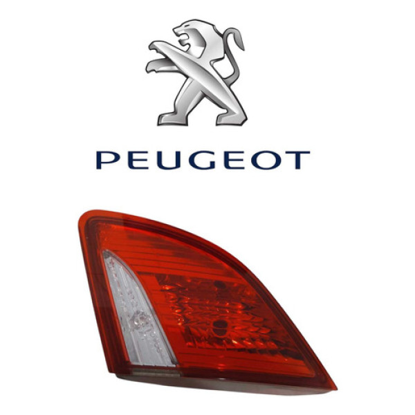 Lanterna Tampa Traseira Direito Peugeot 408 2011 2012 2013 Direito/passageiro Vermelho