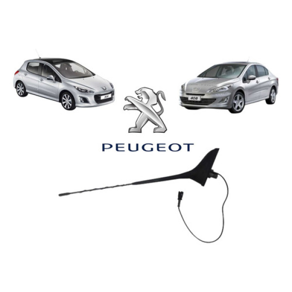 Antena De Teto Peugeot 308 C4 408 2011 Á 2014 Preto