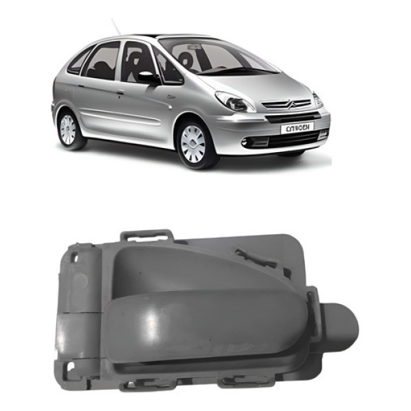 Maçaneta Interna Dianteira Esquerda Xsara Picasso 2001-2011 Preto Dianteira