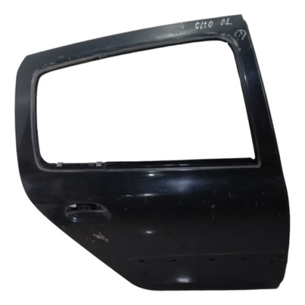 Porta Traseira Direita Renault Clio 2000/2012 Traseira Direito Preto