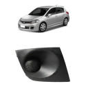 Grade Moldura Farol Milha Direito Nissan Tímida 08/13 Preto Direito