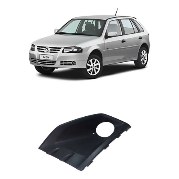 Moldura Farol Milha Direito 13/16 Gol/saveiro 5u0853666l  Preto Direito