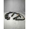 Kit Cabo De Velas Ignição Volkswagen Fox 1.0 8v 03/10 Preto