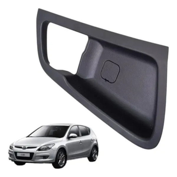 Moldura Maçaneta Interna Dianteira Direita Hyundai I30 2009  Cinza-escuro Dianteira