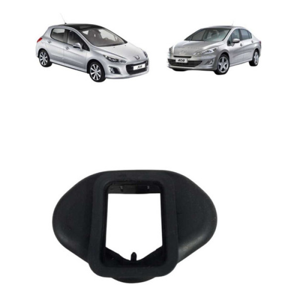 Borracha Limitador Porta Traseira Peugeot 308 408 2012 Preto