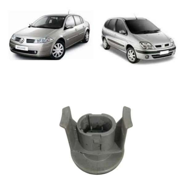 Soquete Farol Lanterna Seta Renault Megane Scenic Clio Valeo Cinza