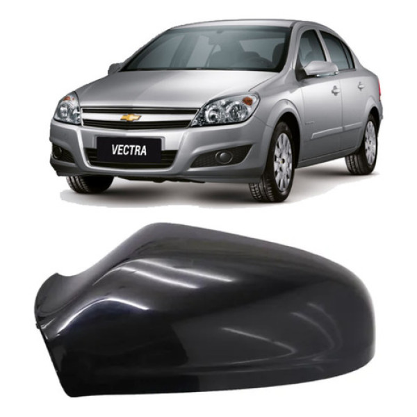 Capa Retrovisor Esquerdo Chevrolet Vectra 06/11 Original Preto