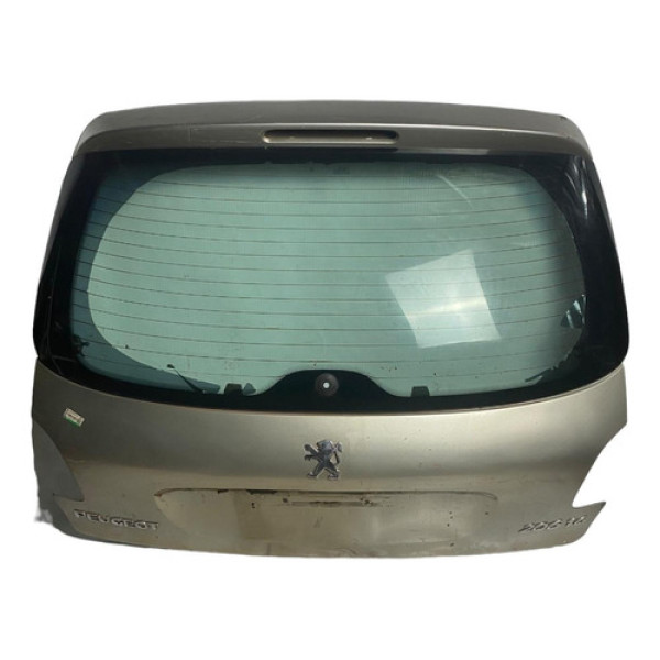 Tampa Traseira Peugeot 206 2008 C/vigia Original Usado Cinza