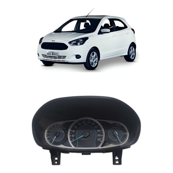 Painel Instrumento Ford Ka 1.0 3cc 2014 A 2019 Preto