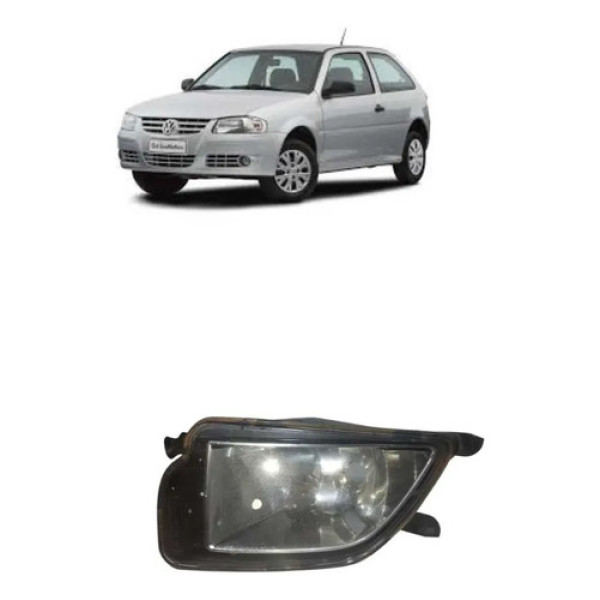 Farol Auxiliar Direito Volkswagen Gol G6 2006/2012 Branco