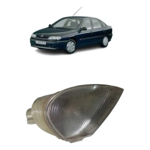 Lanterna Pisca Seta Dianteira Renault Laguna  1995/1998 Preto