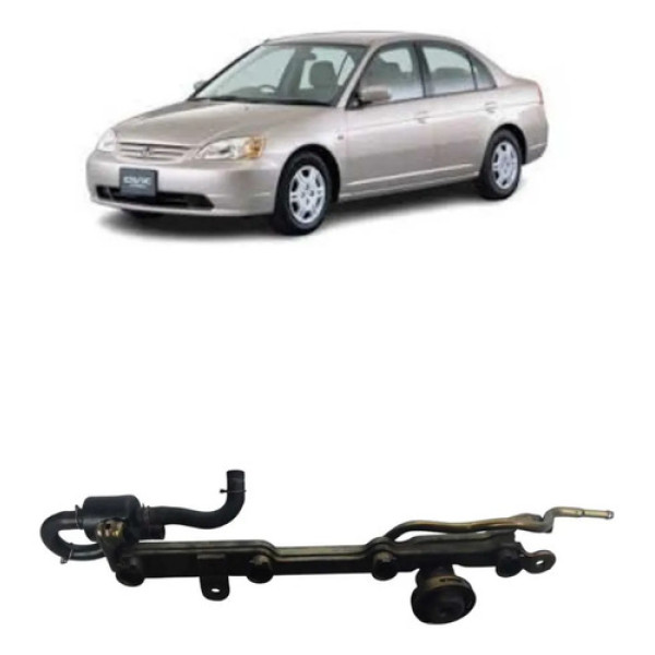 Flauta Bico Injetor Honda Civic 1.7 2001-2006