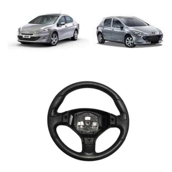 Volante Direção Peugeot 308 408 2012 Original (usado) Preto