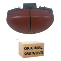 Botão Interruptor Pisca Alerta E Trava Peugeot 206 207 Vermelho
