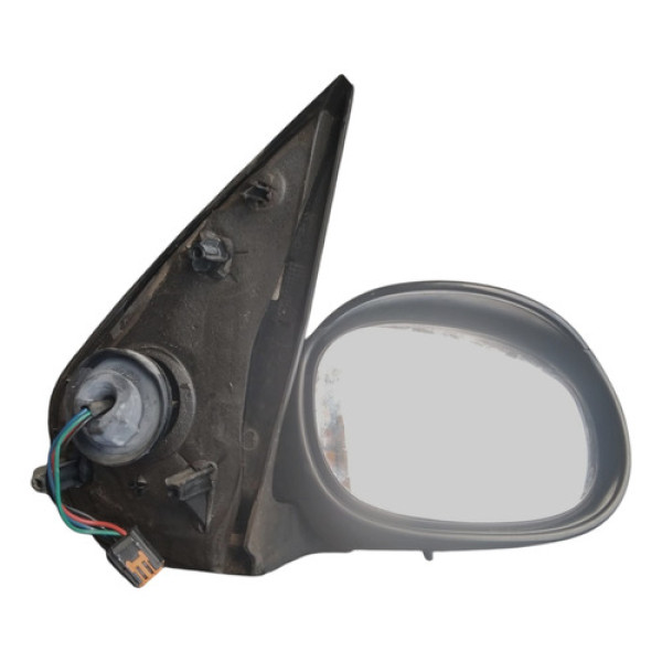 Espelho Retrovisor Direito Peugeot 206 2002 A 2014 Preto