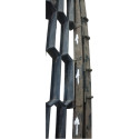Grade Central Parachoque Renault Sandero 2012 A2014 Detalhes Preto
