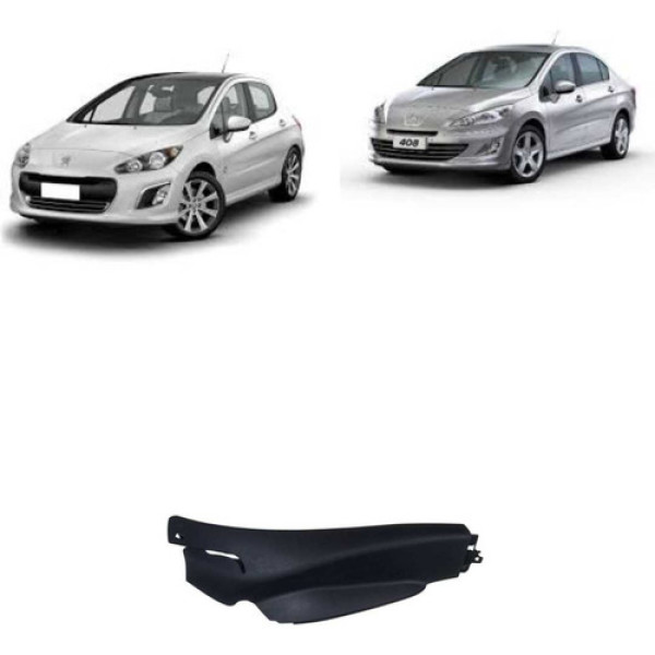Acabamento Banco Traseiro Direito Peugeot 408 2012 Original Preto