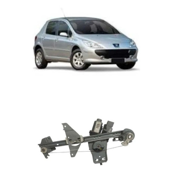 Maquina Vidro Elétrico Traseira Esquerda Peugeot 307 06/12