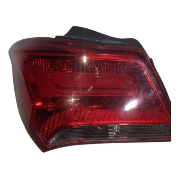 Lanterna Traseira Esquerda Chevrolet Onix 2017-2019 Detalhe Esquerdo/motorista Vermelho